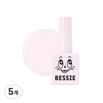 베씨 컬러 젤 11ml, P01 창백한 분홍, 5개