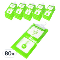 염화칼슘 옷걸이형 제습제 본품, 90g, 80개