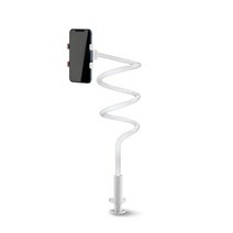 자바라 침대 핸드폰 거치대 110cm, 화이트, 1개