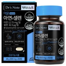팔레오 닥터스노트 이뮨 아연n셀렌, 60정, 1박스
