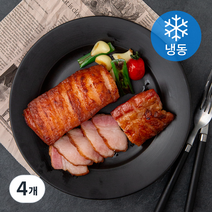 웰쉐프 바베큐 통훈제삼겹 (냉동), 350g, 4개