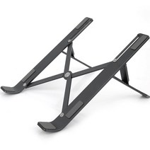컴썸 CN-X5 알루미늄 휴대용 접이식 맥북 노트북거치대, 블랙
