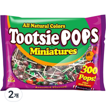 투시팝 미니어처 막대사탕, 1500g, 2개