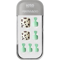 키스뉴욕 프레스앤고 페디팁, 민트 레오파드, 1세트