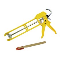 실리콘 나이프건 + 고무헤라 소 세트, 1세트