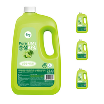순샘 라임 주방세제, 3L, 4개