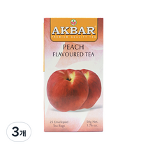 아크바 복숭아향 홍차, 50g, 3개, 3개