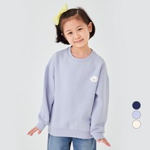 롤리트리 아동용 드롭숄더 기모 맨투맨