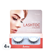 래쉬톡 쇼핑엔티 홈쇼핑 원터치 속눈썹 1쌍, 섹시, 4개