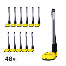델리 스마일 데스크 부착볼펜 0.5mm E6793, 블랙, 48개