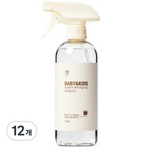 살림백서 베이비 앤 키즈 토이클리너, 12개, 500ml