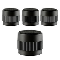 가구다리 높이조절 발받침 50mm 4p, 블랙