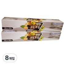 착한식재료 위생호일 30cm x 30m, 8개입