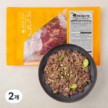 요리락 양념 소불고기, 600g, 2개
