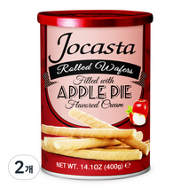 조캐스타 웨이퍼롤 애플파이맛, 400g, 2개