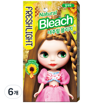 프레쉬라이트 네추럴 블리치 탈색제, 6개