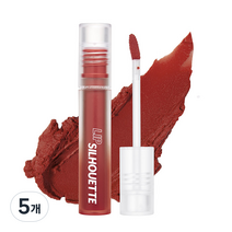 아임미미 립 실루엣 매트 벨벳 틴트 4ml, 05 스트릿 칠리, 5개