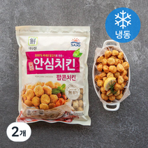 사조 안심치킨 팝콘치킨 (냉동), 1kg, 2개