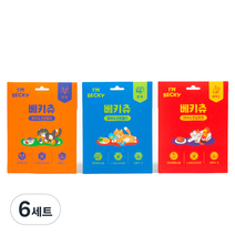 아임베키 고양이 습식간식 베키츄 3종 x 5p 세트, 참치, 연어, 황태, 6세트