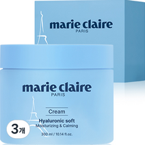 마리끌레르 히아루로닉 소프트 수분크림, 300ml, 3개