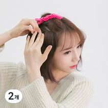 위그몰 볼륨뽕 3피스, 내츄럴 블랙, 2개