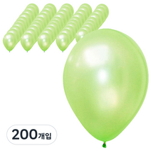파티팡 라운드 풍선 30cm, 펄 라이트그린, 200개입
