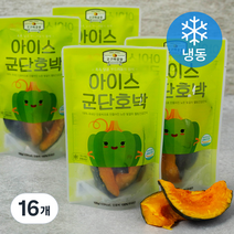 고구마공장 아이스 군단호박 (냉동), 100g, 16개