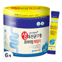 락토팡 생유산균17종 프리미엄 패밀리, 200g, 6개
