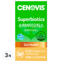 세노비스 수퍼바이오틱스 유산균, 30정, 410mg, 3개