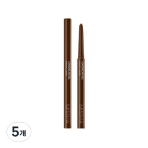 미샤 롱웨어 젤 펜슬 라이너 0.14g, 카멜 브라운, 5개