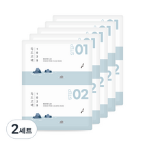라운드랩 1025 독도 코팩 1제 3ml x 5p + 2제 3ml x 5p + 면봉 10p 세트, 5매입, 2세트
