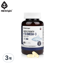 엔젯오리진 슈퍼 스트렝스 알티지 오메가3 108.72g, 90정, 3개