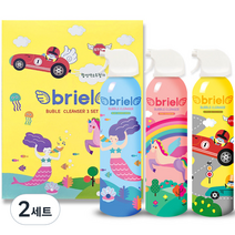 브리엘 유아용 버블 바디클렌저 복숭아향 200ml + 베리향 200ml + 망고향 200ml 세트, 2세트