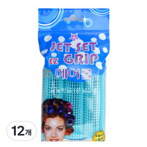 모리스 제트세트 롱 헤어롤 35mm, 12개, 스카이