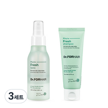 닥터포헤어 피토프레시 두피 토닉 100ml + 샴푸 70ml 세트, 3세트