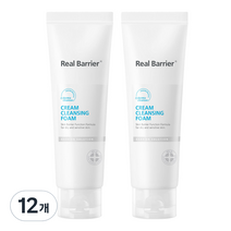 리얼베리어 크림 클렌징 폼, 120ml, 12개