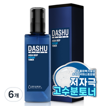 다슈 맨즈 아쿠아 딥 포텐 토너, 153ml, 6개