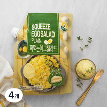 풍요한아침 짜먹는 에그샐러드 플레인, 1kg, 4개