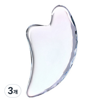 제이알유 투명 괄사 마사지 도구, 3개