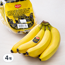 델몬트 허니글로우 바나나, 1kg, 4개