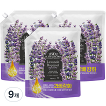 르샤트라1802 인퓨전 초고농축 섬유유연제 라벤더부케향 리필, 2L, 9개