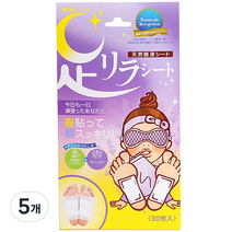 아시리라 풋 시트 릴랙스 발패치 라벤더향, 30매입, 5개