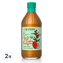 카란디니 유기농 사과 초모 식초, 500ml, 2개