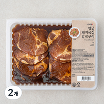 서가연 양념 돼지목심 칼집구이, 1kg, 2개