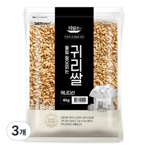 더담은 불릴필요없는 귀리쌀, 4kg, 3개