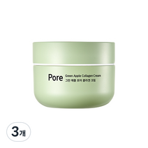 밀크터치 그린 애플 포어 콜라겐 크림, 50ml, 3개