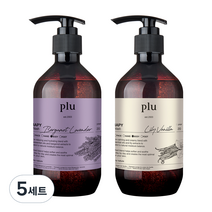 플루 테라피 바디워시 베르가못 라벤더 500g + 릴리 바닐라 500g, 5세트