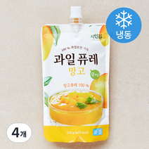자연원 요리조리 과일퓨레 망고 (냉동), 230g, 4개