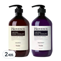 프로방스 바이올렛 샴푸 1L + 바이올렛 트리트먼트 1L, 2세트