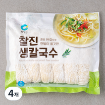 찰진생칼국수, 1kg, 4개